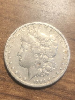 1890 - Cc Morgan Silver Dollar Looks Xf Rare Carson City Coin Detail