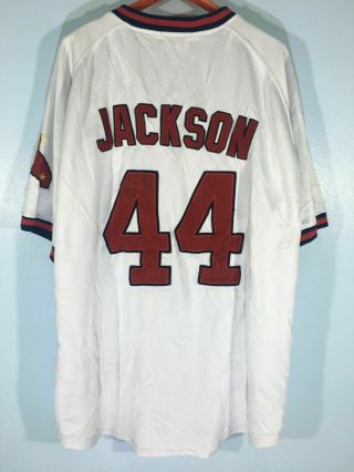 Rare Vintage Reggie Jackson 44 California Angels Baseball Shirt Size 4xl 54 2