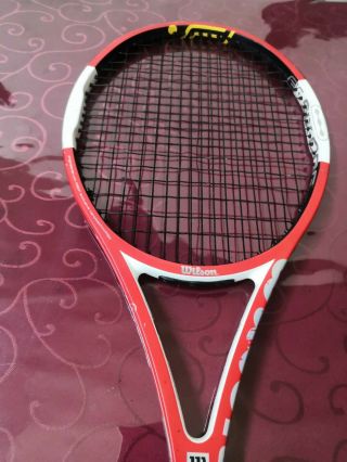 Wilson Ncode Six - One Tour 90 ASIAN SPECS 11.  3oz RARE 4 3/8 grip Tennis Racquet 4