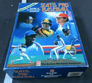 Vintage Sports Illustrated Statis - Pro Baseball Board Game - Rare 1988 Revision