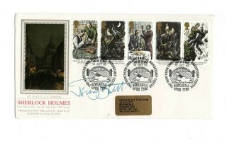 Jeremy Brett " Sherlock Holmes " 1993 Signed Sotheby 