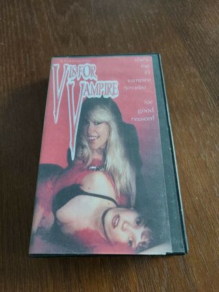 V Is For Vampire Horror Vhs.  Salt City Video 1998 Rare