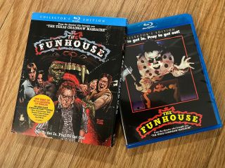 The Funhouse (scream Factory) Blu - Ray With Rare Limited Out Of Print Slipcover