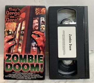 Zombie Doom Vhs - Extremely Rare Horror Gore Andreas Schnaas Marc Trinkhaus Oop