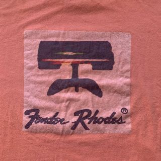 FENDER RHODES Vintage 70 ' s ELECTRIC PIANO T - SHIRT Tee Pianist RARE 2