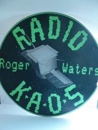 Rare Roger Waters Pink Floyd Radio Kaos 1987 Large Promo Shop Display