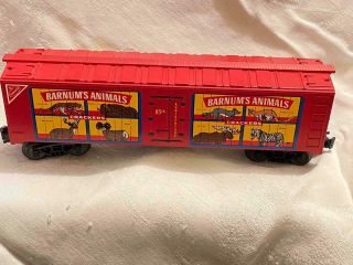 Rare Vintage Barnums Animals Crackers Circus Train Box Car Nabisco 85th O Gauge