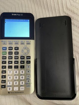 Texas Instruments Ti - 84 Plus Ce Graphing Calculator - Gold Rare Color