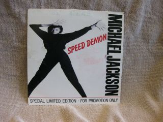 Michael Jackson - Speed Demon (1989) Epic ‎– Pro 548 Rare Single 45 Ltd.  Vg/m -