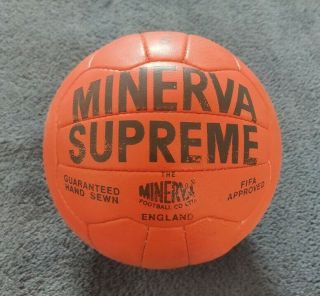 Ultra Rare Minerva Supreme 1970s Football League Ball Winter Colours
