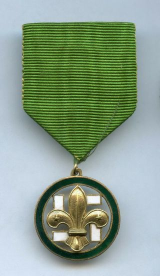 Rare Boy Scout / Scouts Medal Of Merit Award