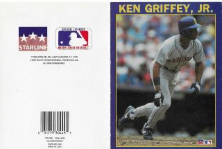 1989 Ken Griffey Jr Rookie Starline Signed Autographed Greeting Card Very Rare