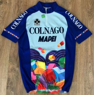 Colnago Mapei RARE vintage cycling jersey size XL 2