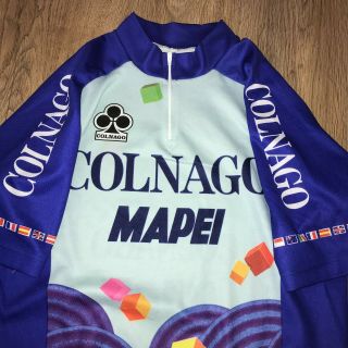 Colnago Mapei RARE vintage cycling jersey size XL 3