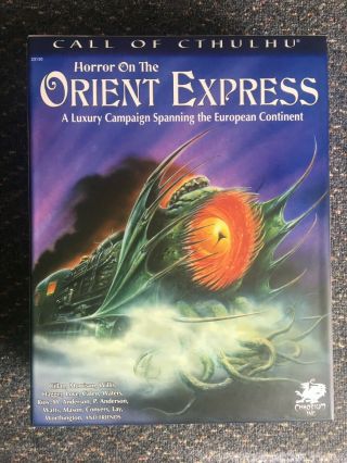Horror On The Orient Express Call Of Cthulhu Rpg (coc) Campaign Chaosium Rare