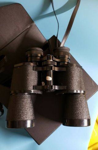 Vtg Deluxe Rare Model Zenith 12x50 Field 5° Binoculars,  Japan