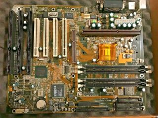 Rare Vintage Asus Udbx - As Intel 82440bx Slot 1 Atx Motherboard With Adaptec Scsi