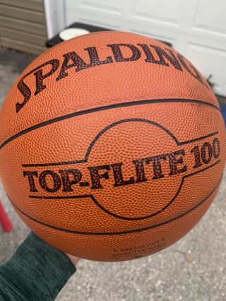 Spalding Top - Flite 100 Vintage Rare Basketball Leather