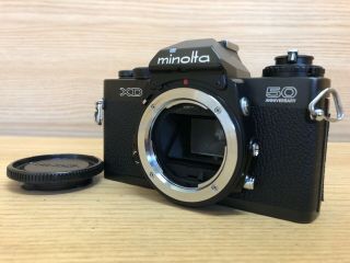 Rare 50th Anniversary Model : Near Minolta XD SLR 35mm Film Camera Body 2