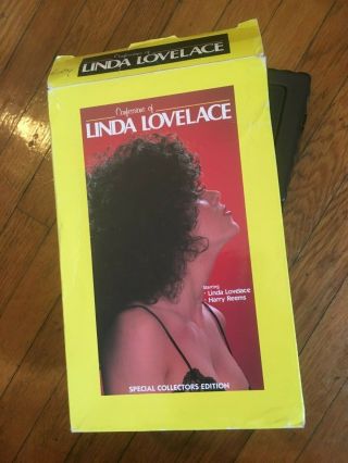 Confessions Of Linda Lovelace - Rare Cult Film Big Box Vhs Oop 1987 Arrow Films