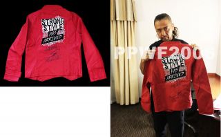 Wwe Shinsuke Nakamura Hand Signed Autographed Jacket With Pic Proof And Rare