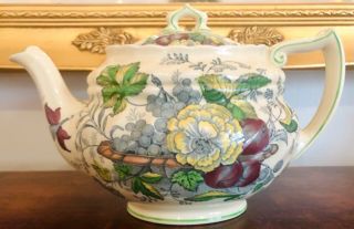 Rare Royal Doulton Teapot The Kirkwood Multicolor 4 Cups