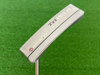 Rare Odyssey Golf Tri Hot 2 Putter 33 " Left Handed Steel Club