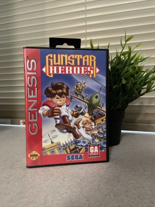 Gunstar Heroes (sega Genesis,  1993) With Rare Fruit Roll Up