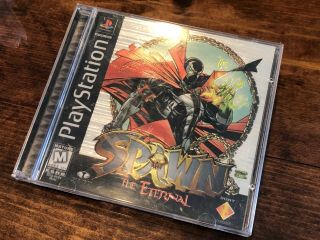 Spawn The Eternal Very Rare Chrome Cover Art Sony Playstation Ps1 Complete ⭐️