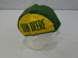 Vintage John Deere Trucker Farmer Cap Hat Welding Beanie Size Large Rare Faded