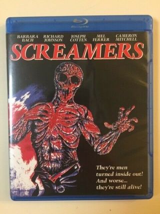 Screamers Blu - Ray 1980 Scorpion Releasing Oop Ultra - Rare Very Good