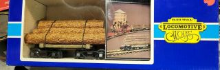 Delton Locomotive G Log Side Car - Nib Rare