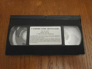 VAMPIRE TIME TRAVELERS 1998 VHS Cinematrix Rare Horror Gore Sleaze Vintage Cult 4