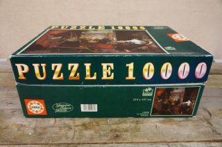 Complete RARE - Educa Jigsaw Puzzle - 10000 piece - 2003 - Las hilanderas velazquez 2