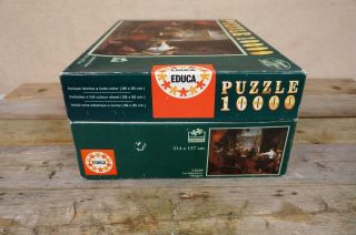 Complete RARE - Educa Jigsaw Puzzle - 10000 piece - 2003 - Las hilanderas velazquez 3