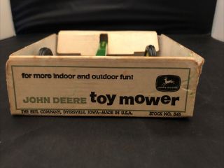 Vintage John Deere Sickle Bar Mower 1/16 Toy by ERTL Bubble Box Rare 4