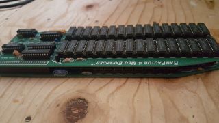 RARE Apple II RamFactor memory Card with 4MB expansion card for II,  II, 2