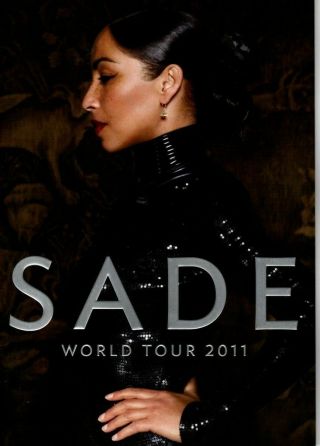 Sade Soldier Of Love World Tour 2011 Concert Program Book Souvenir Rare S&h