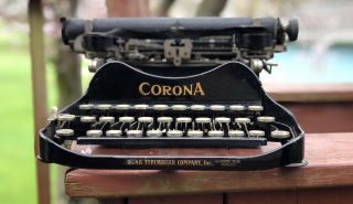Vintage Corona No.  3 Folding Typewriter Corona Rare Find