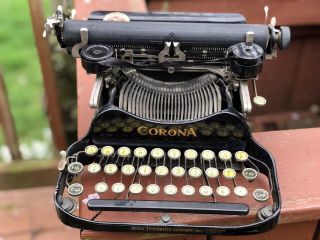 Vintage Corona No.  3 Folding Typewriter Corona Rare Find 2