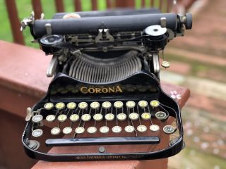 Vintage Corona No.  3 Folding Typewriter Corona Rare Find 3