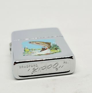 Vintage RARE 1979 HPC Zippo Lighter Test Model Town & Country Trout 6