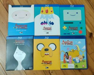 Adventure Time Complete - Season 1 - 5 With Slipcovers And 6 - 10 Set Rare