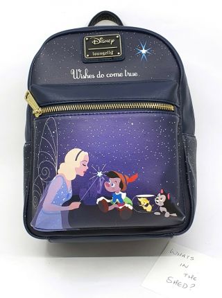 Loungefly Mini Backpack - Disney Pinocchio Blue Fairy Rare