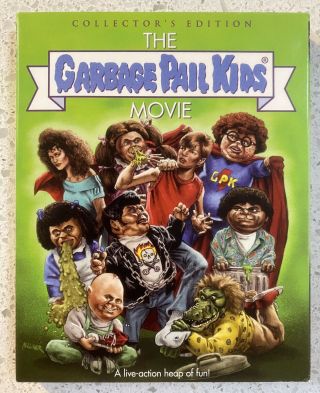 The Garbage Pail Kids Movie Blu - Ray Scream Factory W/ Slipcover Rare Oop