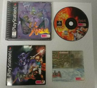 Alundra Sony Playstation 1 Ps1 Complete With Map Rare Designs Rpg