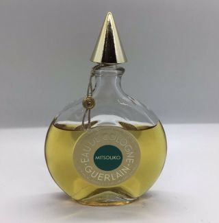 Vintage Guerlain Perfume Mitsouko 3 Fl Oz Large Eau De Cologne - 3/4 Full - Rare