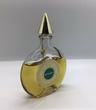 Vintage Guerlain Perfume MITSOUKO 3 Fl Oz Large Eau De Cologne - 3/4 Full - Rare 2