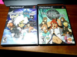 Tales Of Abyss,  Tales Of Legendia (playstation 2) Rpg Games Complete Ps2 Rare