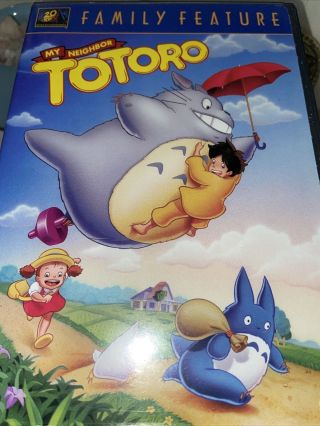 My Neighbor Totoro Dvd Rare Fox Dub Full Screen 2002